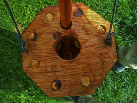 Viking or early medieval lantern.  Magasság/ Height:27 cm  Átmérő/Diameter: 15cm