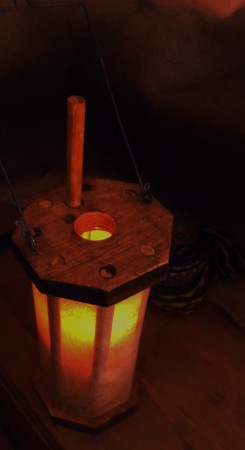 Viking or early medieval lantern.  Magasság/ Height:27 cm  Átmérő/Diameter: 15cm