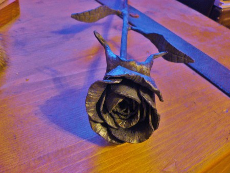 Forged rose